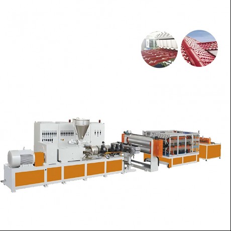 PVC viena/daudzslāņu siltumizolācijas gofrētā kartona un jumta seguma ekstrūzijas līnija no Jwell Machinery China