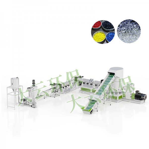 Jwell Three Machine integrētā pārstrādes granulēšanas mašīna
